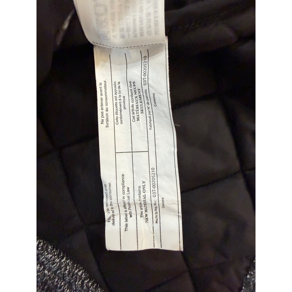 Abercrombie & Fitch Quilted Vest Womens Medium Gray Full Zip Knit Gorpcore - Picture 7 of 8